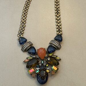 J. Crew Elegant Multicolor Statement Necklace